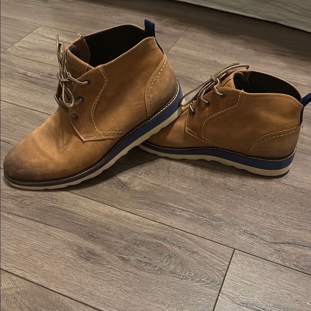 Men's Tan Leather Boots